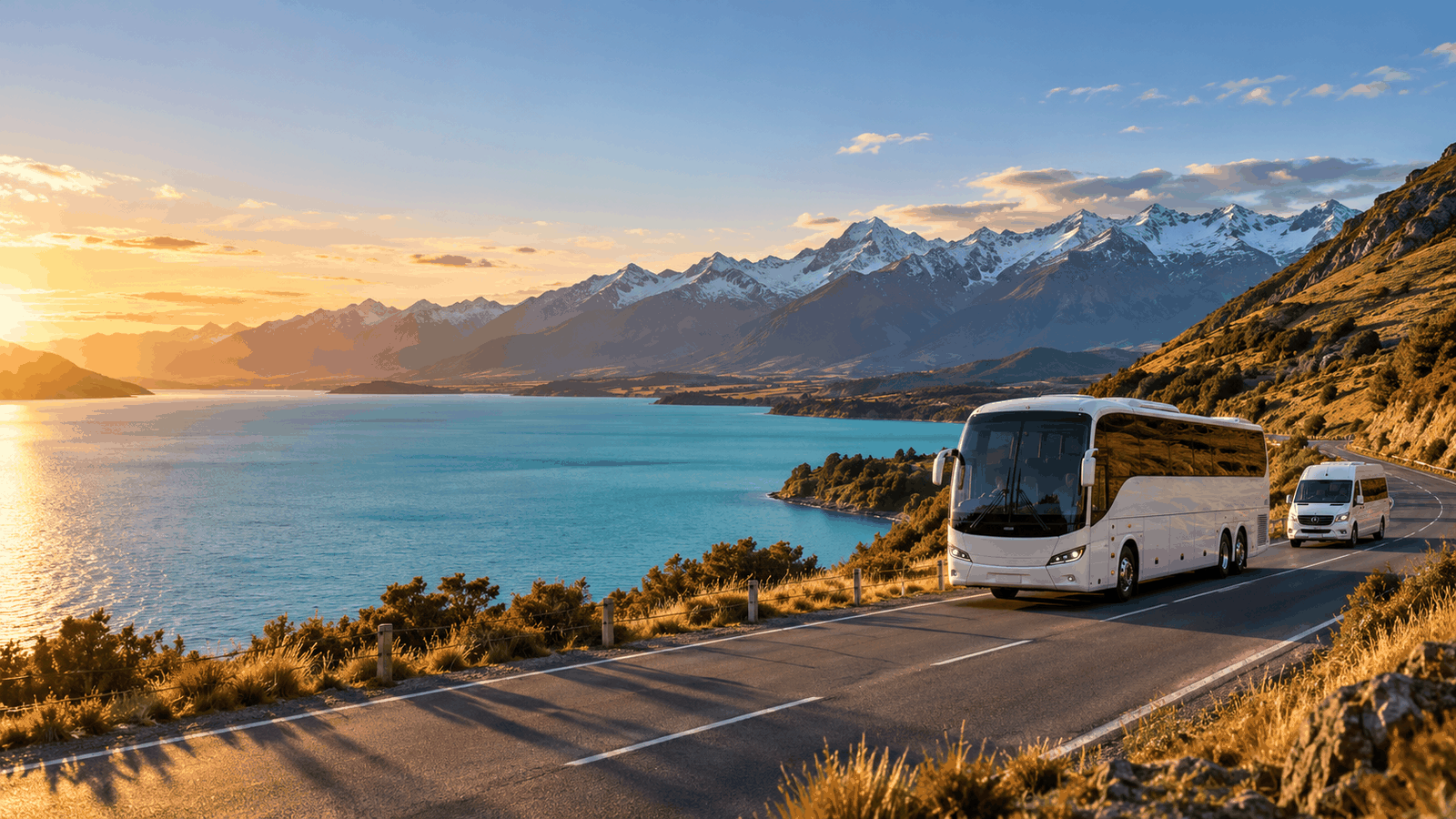 Bus rental and coach hire in New Zealand